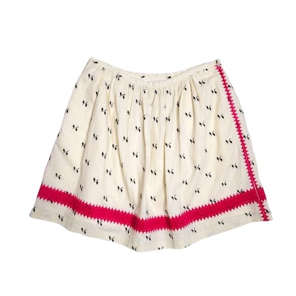 Madewell Lightstitch Linen Cotton A-line Circle Skirt Size 6 - Picture 4 of 8